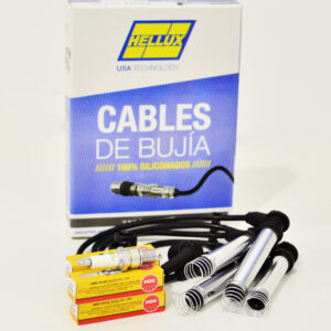 KIT ENCENDIDO (bujias ngk, cables bujia Hellux)